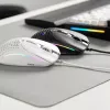 Glorious Gaming Glorious Model IV2 Vadu pele - Balta, Labā roka, Optiska, USB Type-A, 26000 DPI, Balta