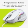 Glorious Gaming Glorious Model IV2 Vadu pele - Balta, Labā roka, Optiska, USB Type-A, 26000 DPI, Balta