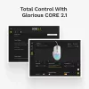 Glorious Gaming Glorious Model IV2 Vadu pele - Balta, Labā roka, Optiska, USB Type-A, 26000 DPI, Balta