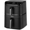 Cosori Turbo Tower Double 10,8 L brīvi stāvoša 2630 W karstā gaisa fritieris Melna