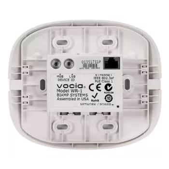 Biamp Vocia WR-1 tālvadības pults Vadu Videokonferenču sistēma Spiedpogas