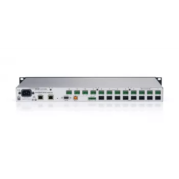 Biamp Tesira FORTÉ AVB AI, 8000 Ω, 207 Ω, melns, metālisks, 1U, OLED, 20 - 20000 Hz