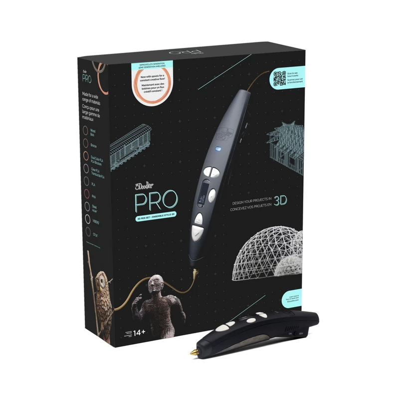 3Doodler “Pro III” komplekts 3D pildspalva, melna