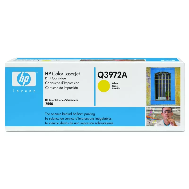 HP 123A dzeltenais oriģinālais LaserJet tonera kasetne 1 gab.