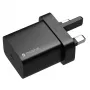 mophie Wall Adapter-USB-C-20W-Melns--UK, Indoor, AC, Melns