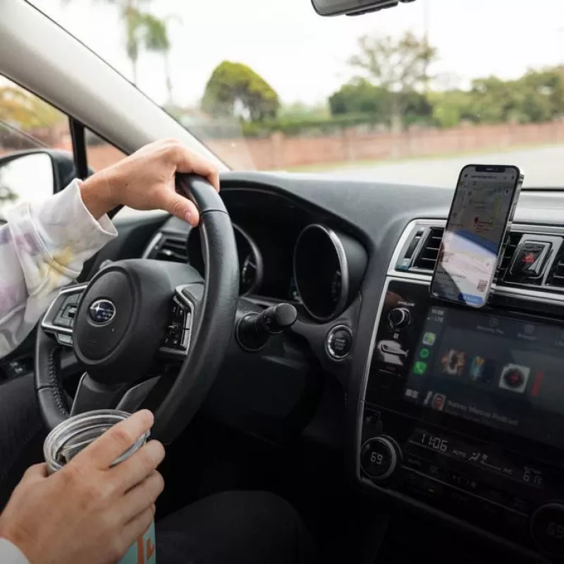 mophie Snap Vent Mount- Melns(non wireless charging), Mobilais tālrunis/viedtālrunis, Auto, Melns