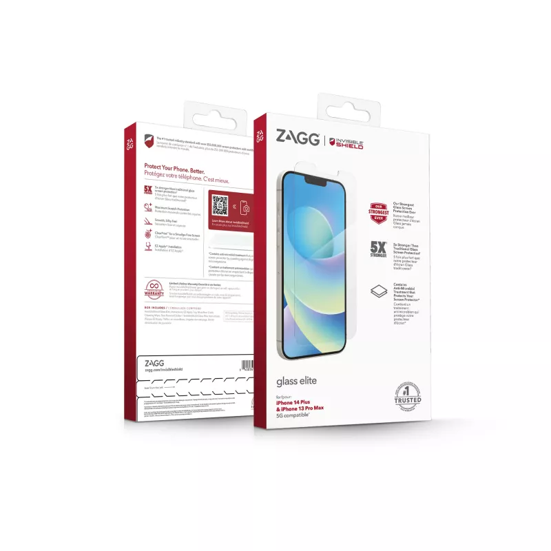 InvisibleShield Elite stikla ekrāna aizsargs Apple iPhone 13 Pro Max, 6,7 collu, caurspīdīgs