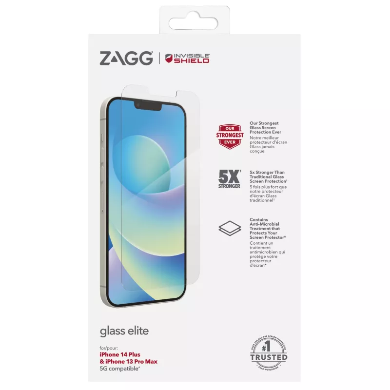 InvisibleShield Elite stikla ekrāna aizsargs Apple iPhone 13 Pro Max, 6,7 collu, caurspīdīgs