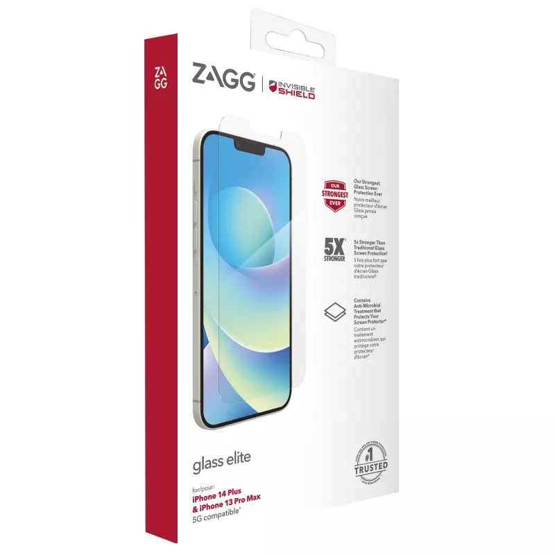 InvisibleShield Elite stikla ekrāna aizsargs Apple iPhone 13 Pro Max, 6,7 collu, caurspīdīgs