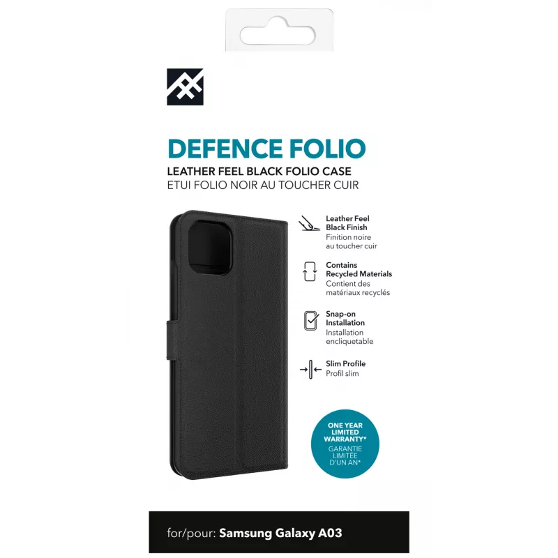 IFROGZ Defence Folio mobilā tālruņa maciņš 16,5 cm (6,5 collas) Melns