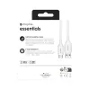 mophie essentials uzlādes kabeļi | 1M USB kabelis USB 2.0 USB A USB C Balts