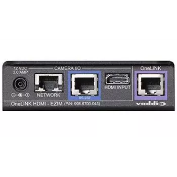 Vaddio OneLINK HDMI AV raidītājs un uztvērējs Melns