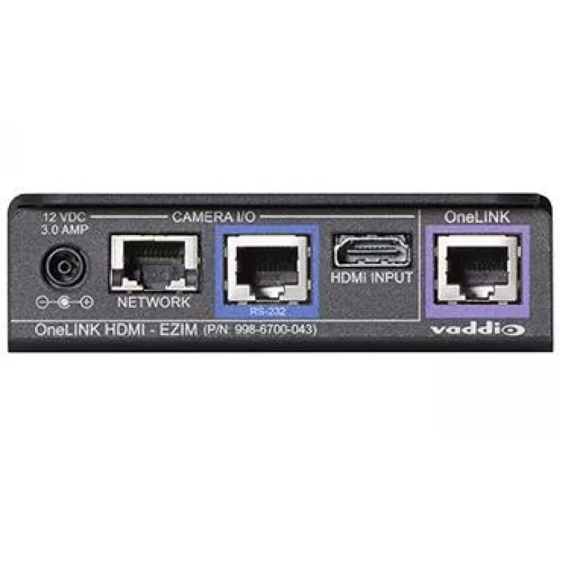 Vaddio OneLINK HDMI AV raidītājs un uztvērējs Melns