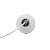 Vaddio EasyIP CeilingMIC D (balts) - Dante versija, konferences mikrofons, 0,02%, vadu, balts, griestu, 4,6 m