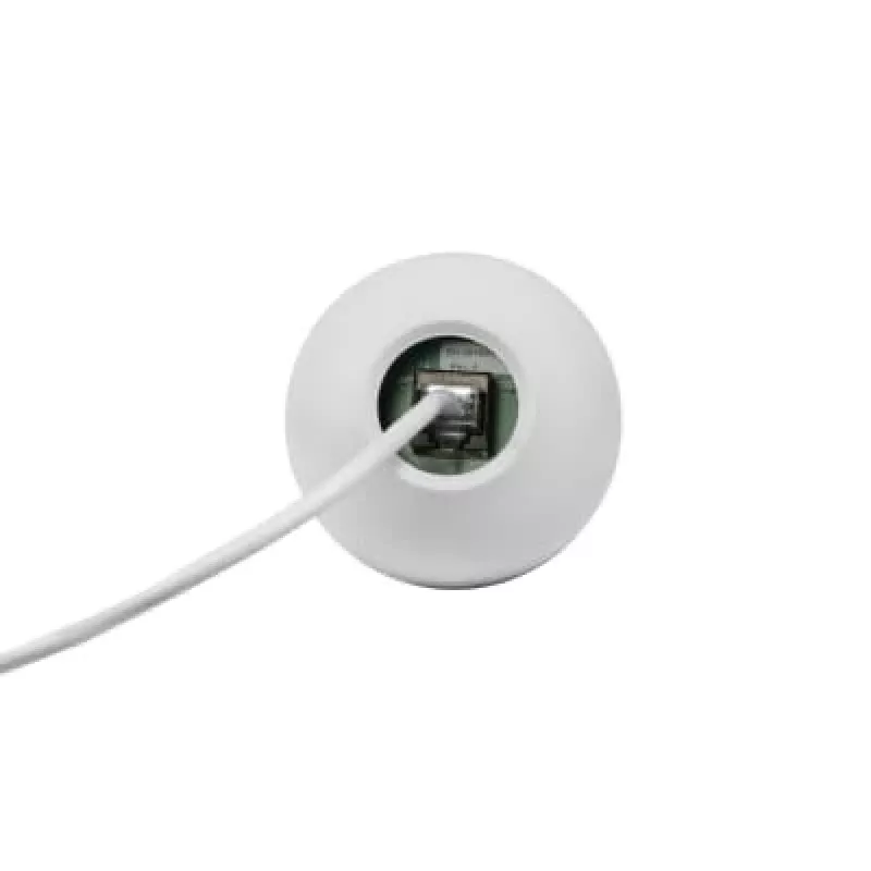 Vaddio EasyIP CeilingMIC D (balts) - Dante versija, konferences mikrofons, 0,02%, vadu, balts, griestu, 4,6 m