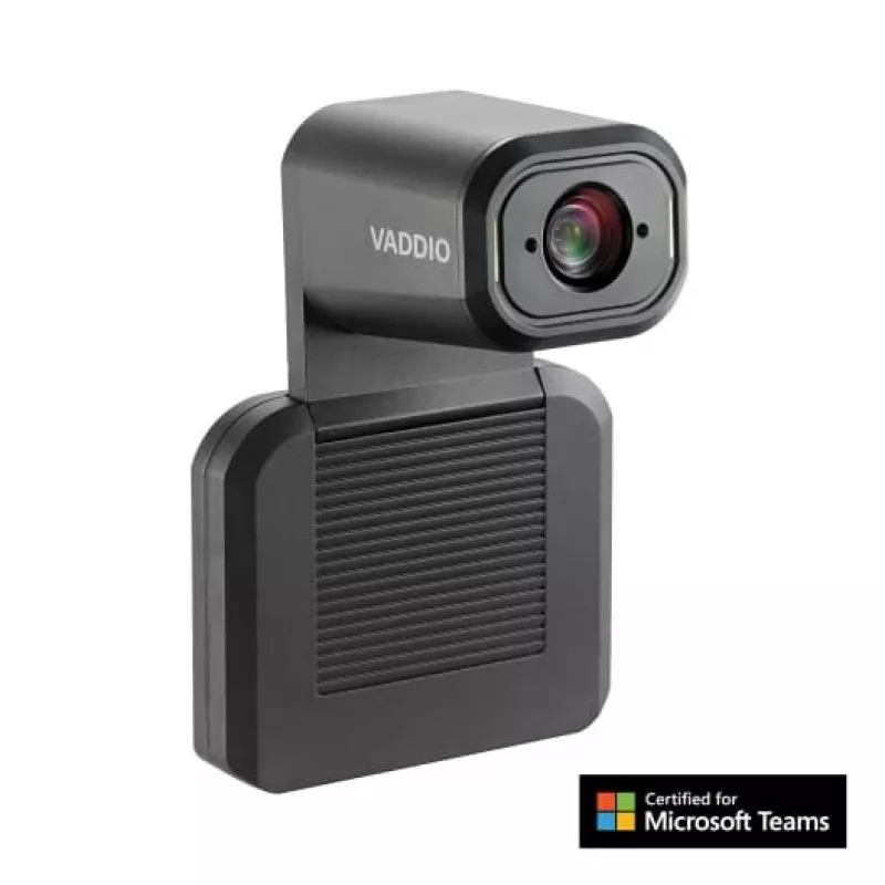 Vaddio IntelliSHOT-M automātiskās izsekošanas kamera, 8,51 MP, Exmor, Full HD, 1920 x 1080 pikseļi, 30 kadri/s, melna