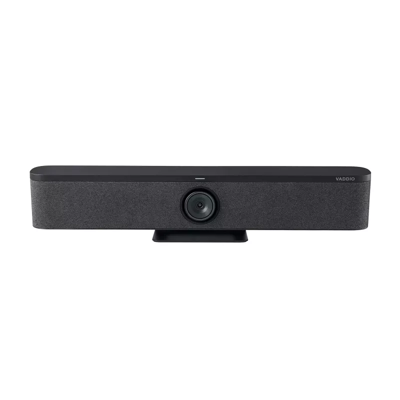 Vaddio Venture VideoBAR, CMOS, 4K Ultra HD, 3840 x 2160 pikseļi, 60 kadri/s, 5x, Melna