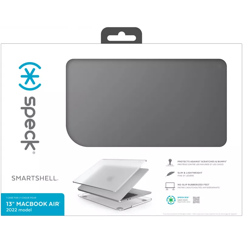 Speck Smartshell Macbook Air 13 M2 (2022) Obsidian, cietais apvalks, 33 cm (13 collas)