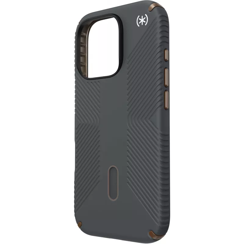Speck Presidio2 Grip + ClickLock Apple iPhone 16 Pro Ogļu pelēks - ar Microban