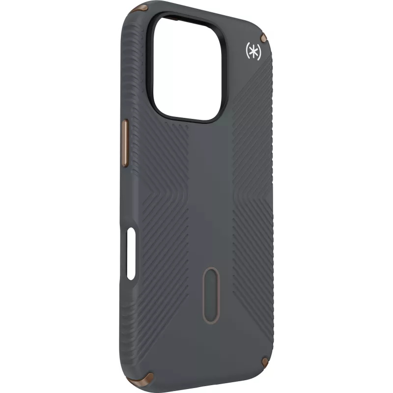 Speck Presidio2 Grip + ClickLock Apple iPhone 16 Pro Ogļu pelēks - ar Microban