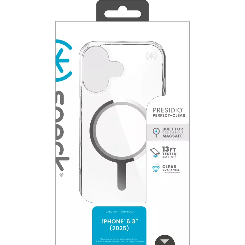 Speck Presidio Perfect Clear Case MagSafe iP 17