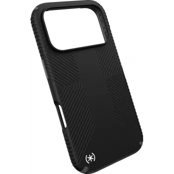 Speck Presidio2 Grip + MS Apple iPhone 17 Pro Melns - ar Microban
