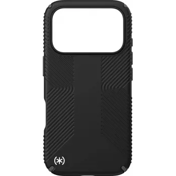Speck Presidio2 Grip + MS Apple iPhone 17 Pro Melns - ar Microban