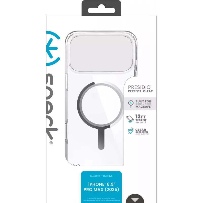 Speck Presidio Perfect Clear Case MagSafeiP 17 Pro Max