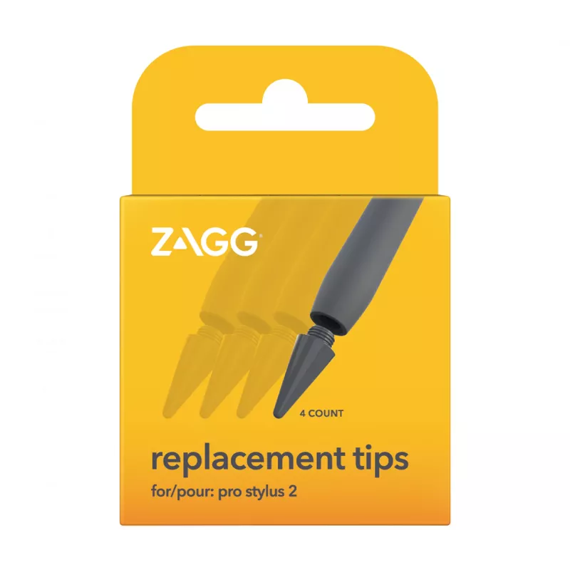 ZAGG Pro Stylus 2 (rezerves uzgaļi), Uzgalis, Pelēks, ZAGG Pro Stylus 2