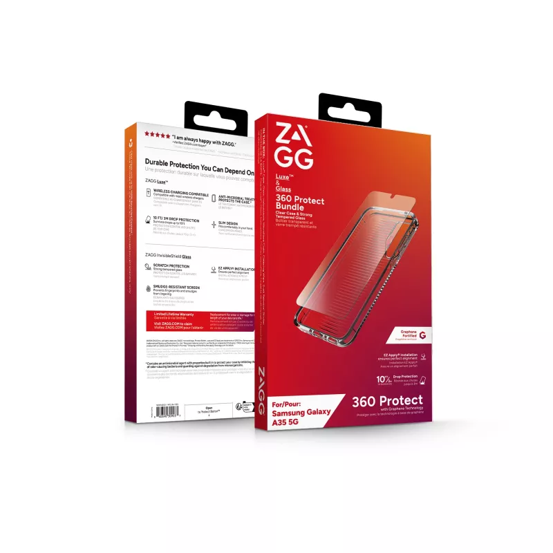 ZAGG Luxe & Glass 360 mobilā tālruņa maciņš 16,8 cm (6,6 collas)