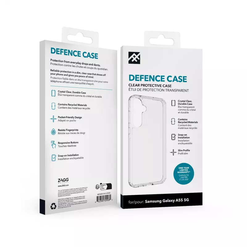 IFROGZ Defence mobilā tālruņa maciņš 16,8 cm (6,6 collu) Vāciņš Caurspīdīgs