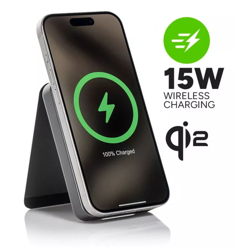 mophie Snap+ Powerstation 10000 mAh bezvadu uzlāde melna