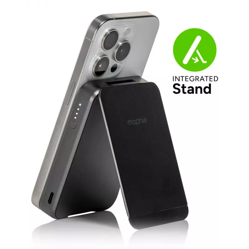 mophie Snap+ Powerstation 10000 mAh bezvadu uzlāde melna