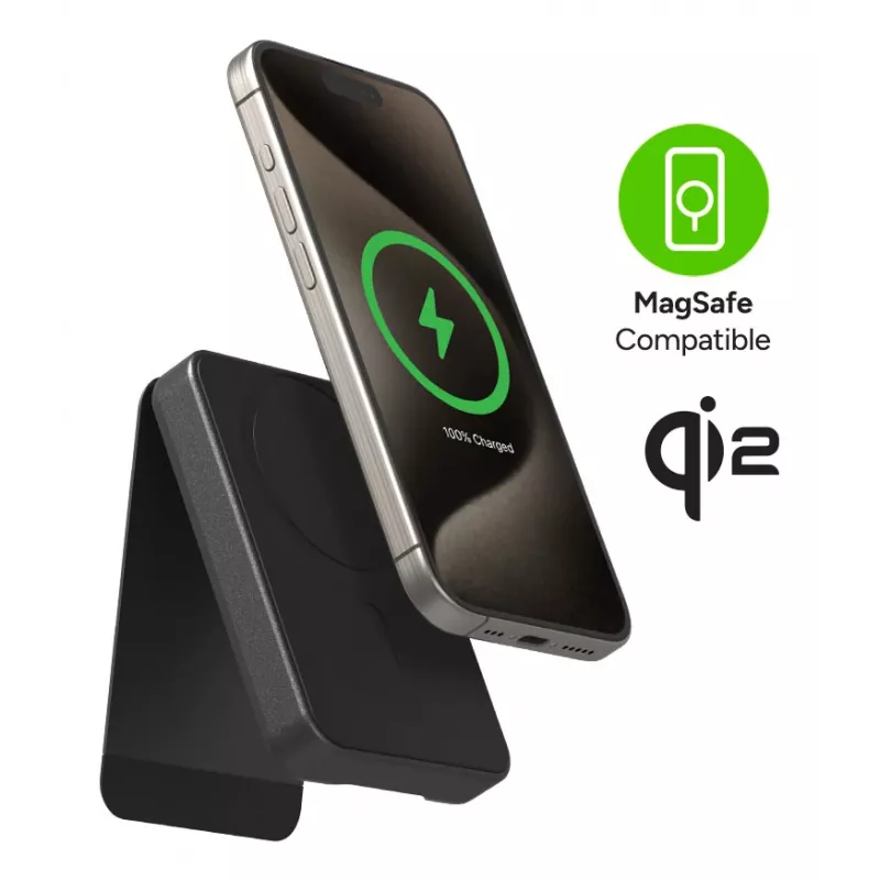 mophie Snap+ Powerstation 10000 mAh bezvadu uzlāde melna
