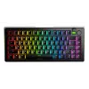 Glorious Gaming GMMK 3 PRO 75% Prebuilt Wireless Melns - US, vadu un bezvadu, USB + RF bezvadu + Bluetooth, mehāniska, QWERTY, RGB LED, melna