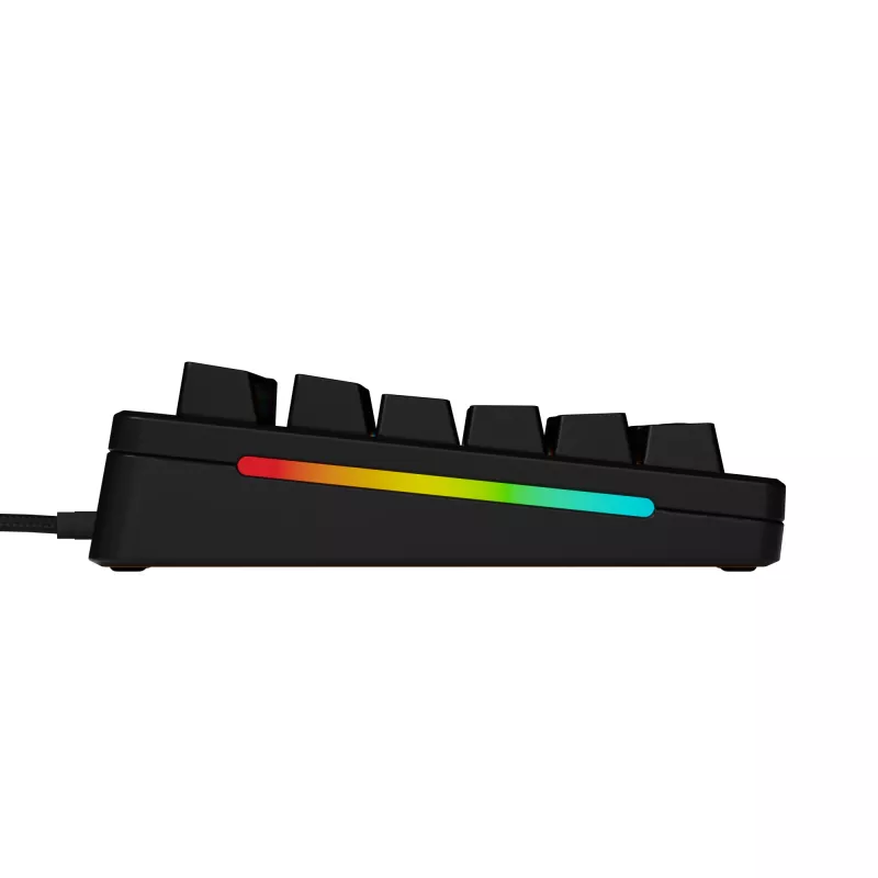 Glorious Gaming GMMK 3 HE 75% Prebuilt Wired Melns - FR, vadu, USB, mehāniska, AZERTY, RGB LED, melna