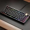 Glorious Gaming GMMK 3 HE 75% Prebuilt Wired Melns - FR, vadu, USB, mehāniska, AZERTY, RGB LED, melna