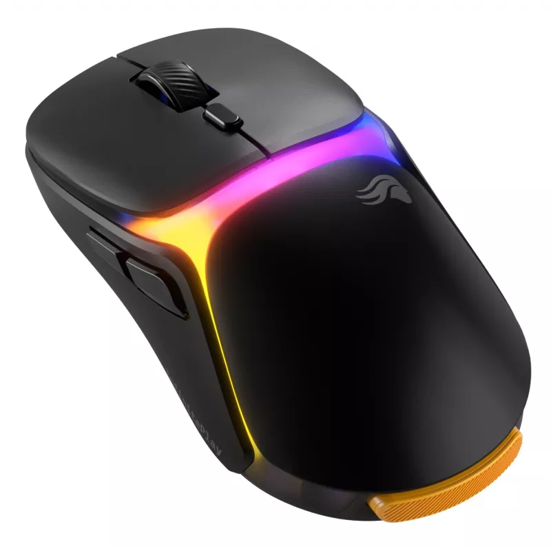 Glorious Gaming Model O3 Wireless spēļu pele - InfinitePlay maināmo bateriju sistēma, 8k aptaujas frekvence, 130M klikšķu optiskie slēdži, īpaši viegla 66 g, 30K DPI optiskais sensors, RGB - melna