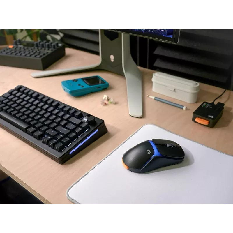 Glorious Gaming Model O3 Wireless spēļu pele - InfinitePlay maināmo bateriju sistēma, 8k aptaujas frekvence, 130M klikšķu optiskie slēdži, īpaši viegla 66 g, 30K DPI optiskais sensors, RGB - melna
