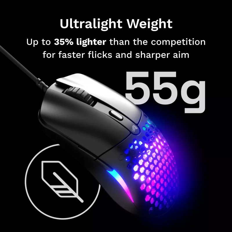 Glorious Gaming Model O Eternal pele labās rokas USB Type-A optiskā 12000 DPI