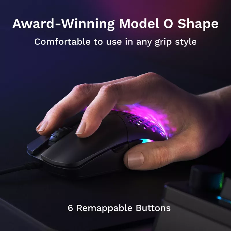 Glorious Gaming Model O Eternal pele labās rokas USB Type-A optiskā 12000 DPI