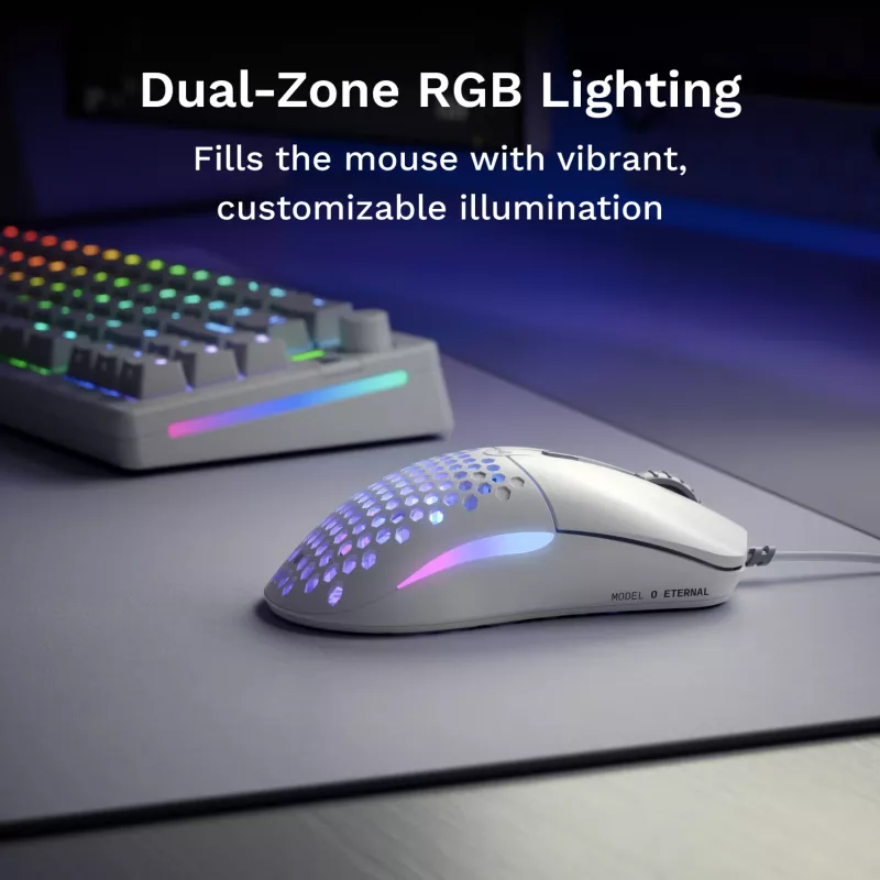 Glorious Gaming Model O Eternal pele labās rokas USB Type-A optiskā 12000 DPI