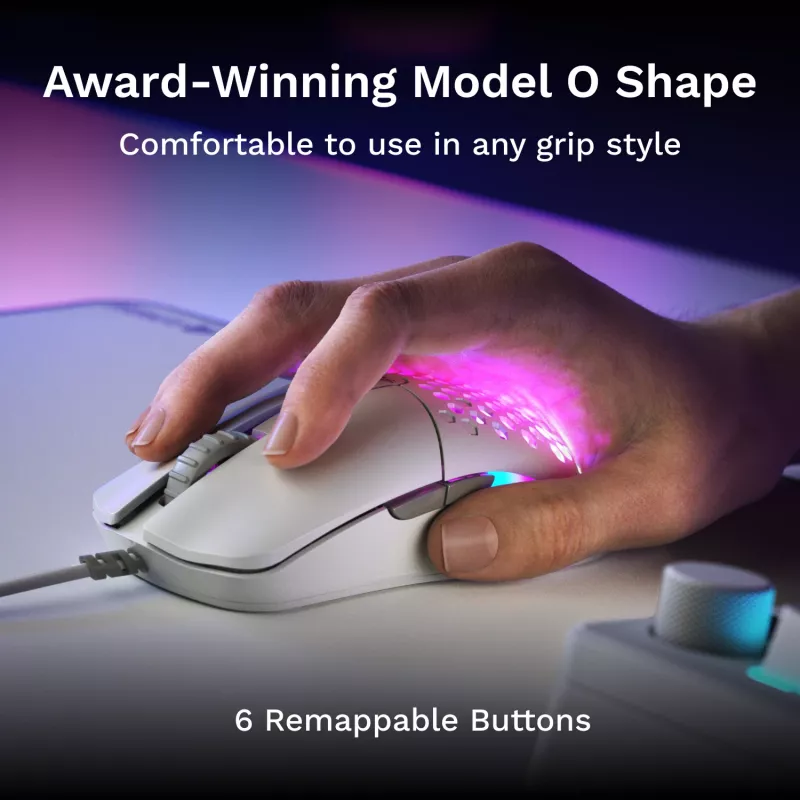 Glorious Gaming Model O Eternal pele labās rokas USB Type-A optiskā 12000 DPI