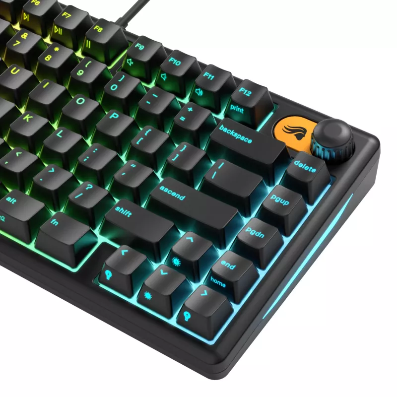 Glorious Gaming GMBK 75% tastatūra USB QWERTY ASV angļu melna
