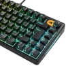 Glorious Gaming GMBK 75% tastatūra USB AZERTY franču melna