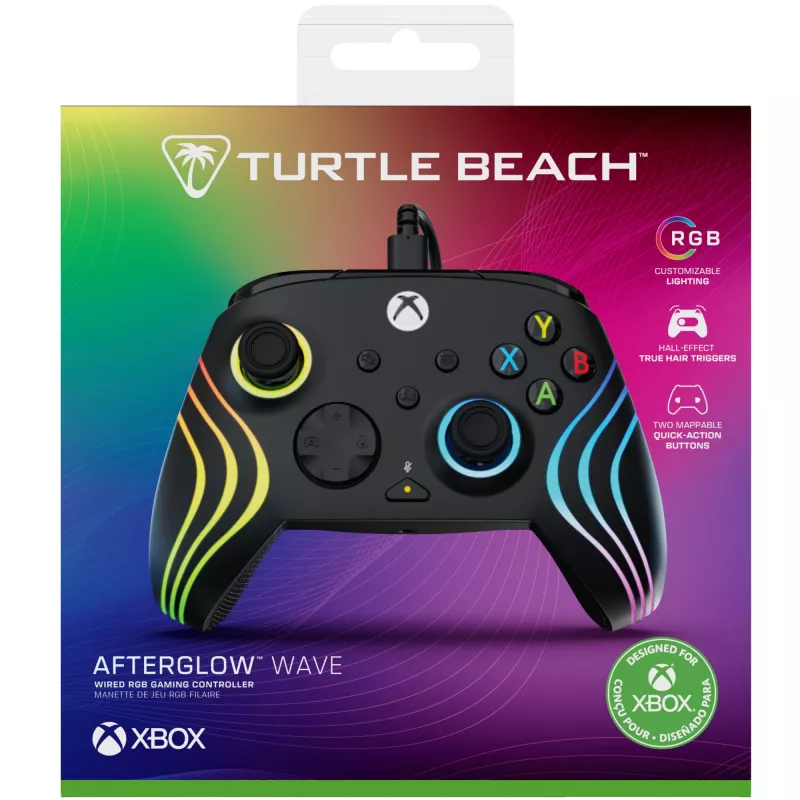 Spēļu kontrolieris Turtle Beach Afterglow Wave Melns USB PC Xbox Series