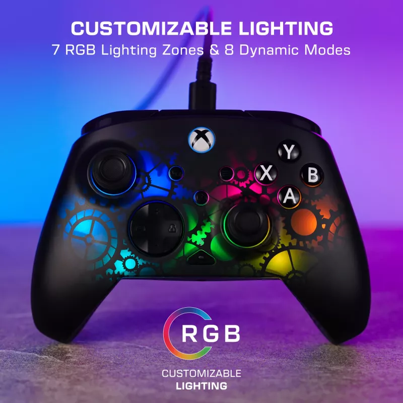 Gamepad Turtle Beach Afterglow Ignite vadu RGB kontrolieris ar pielāgojamu RGB apgaismojumu un pārprogrammējamām pogām