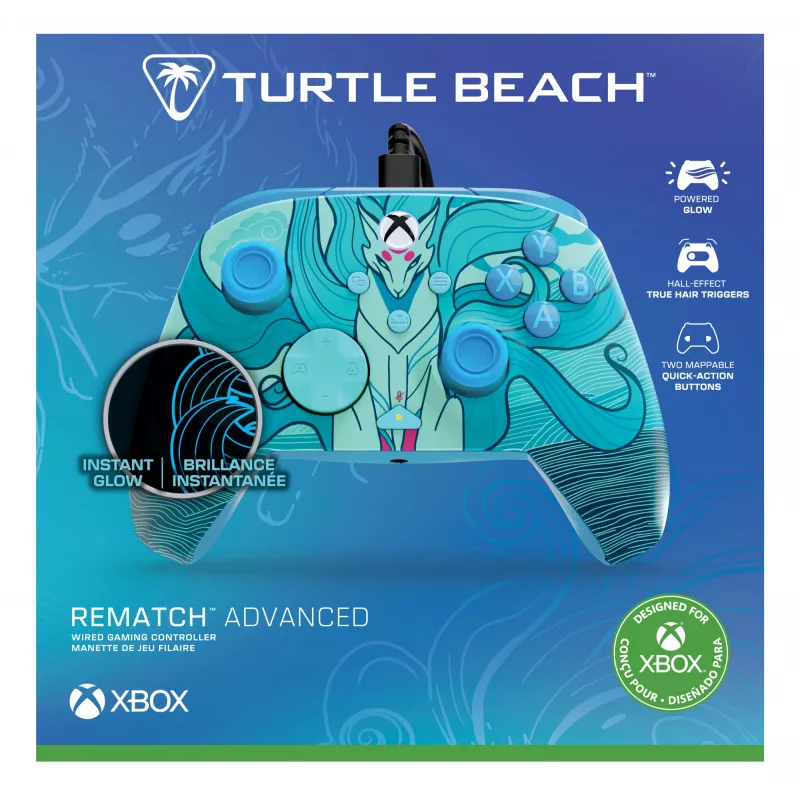 Spēļu kontrolieris Turtle Beach Rematch Advanced Wired 2025 USB Daudzkrāsains Xbox One Xbox One S Xbox One X