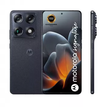 Viedtālrunis Motorola Signature 8 Gen 5, 6,78 collu OLED 2780×1264, 16 GB RAM, 512 GB, 50+50 MP, divu SIM, Android 16, 5200 mAh, tumši zils