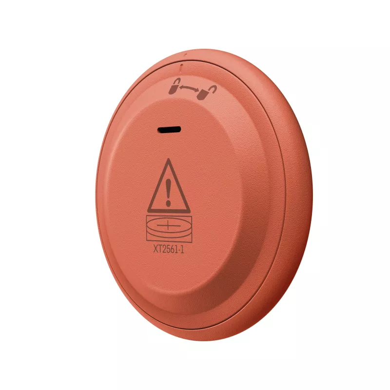 Motorola moto tag 2 — universāls izsekotājs, oranžs, CR2032 baterija, līdz 14400 h, 7.4 g, Ø 31.9 mm, 8 mm